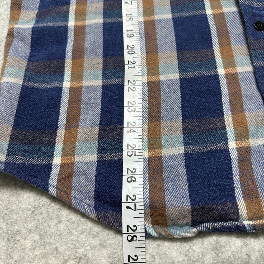 VTG 90s Prentiss Outdoors Plaid‎ Flannel Shirt Mens XL Heavy Cotton Made in USA - Picture 8 of 12